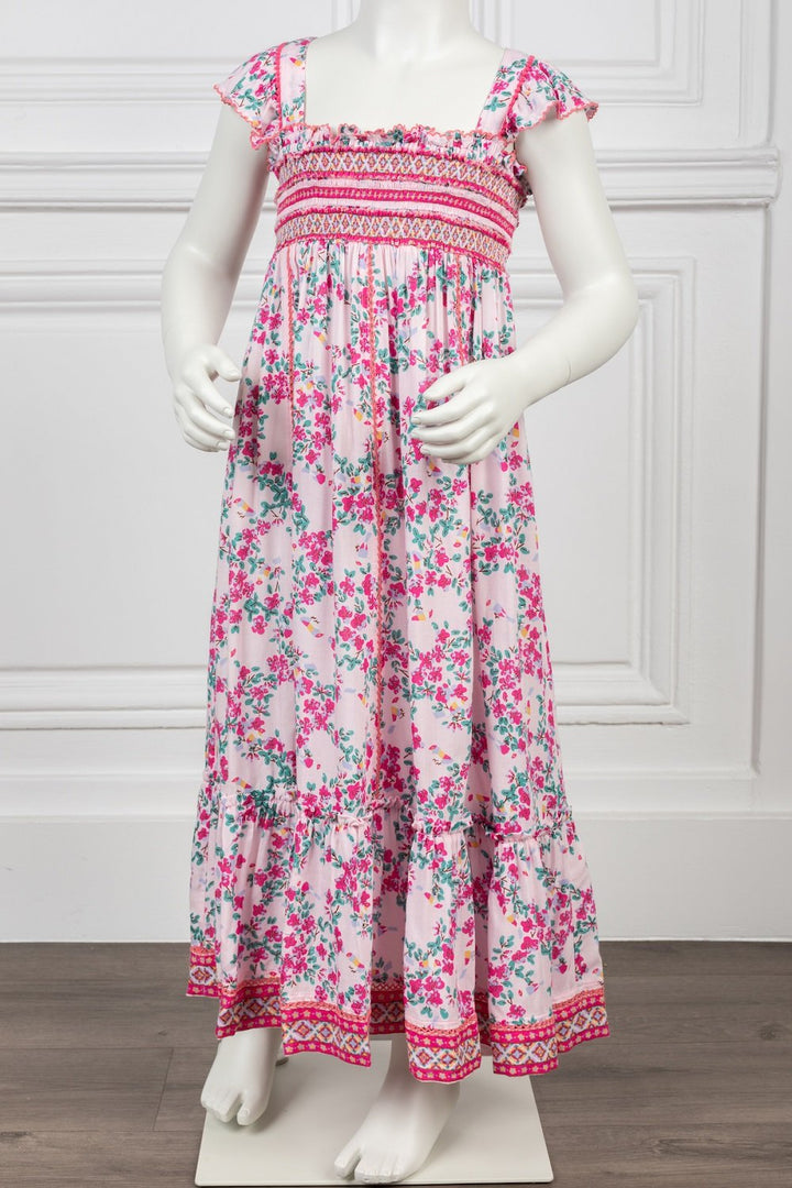 Robe Midi Enfant Cindy - Pink Kookoo Bird