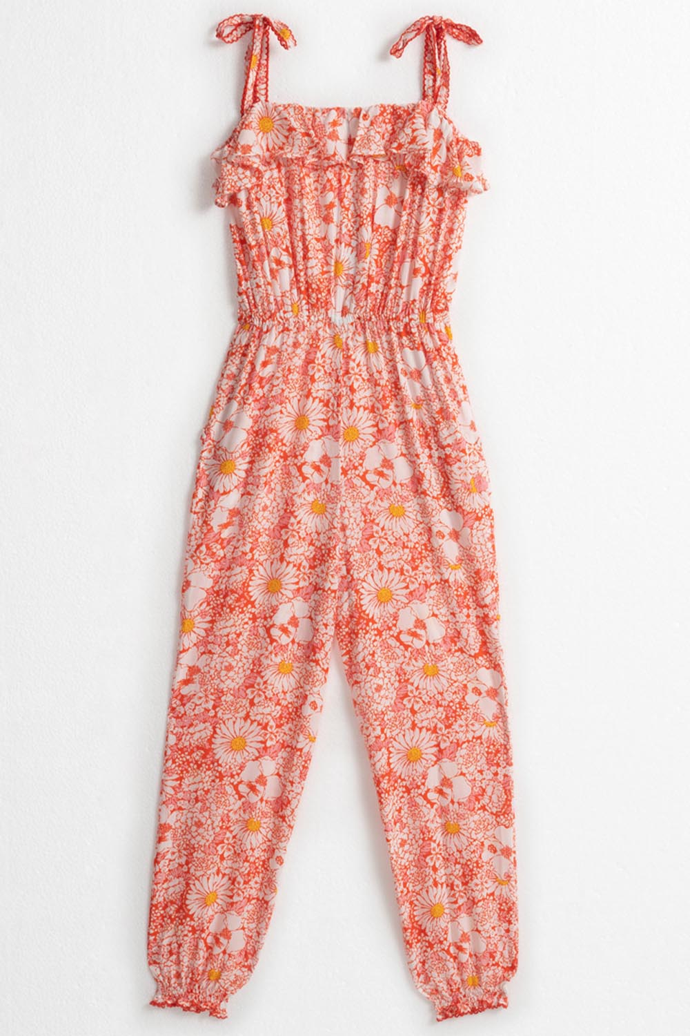 Kids Long Jumpsuit Astra - Orange Mid 70'S Garden