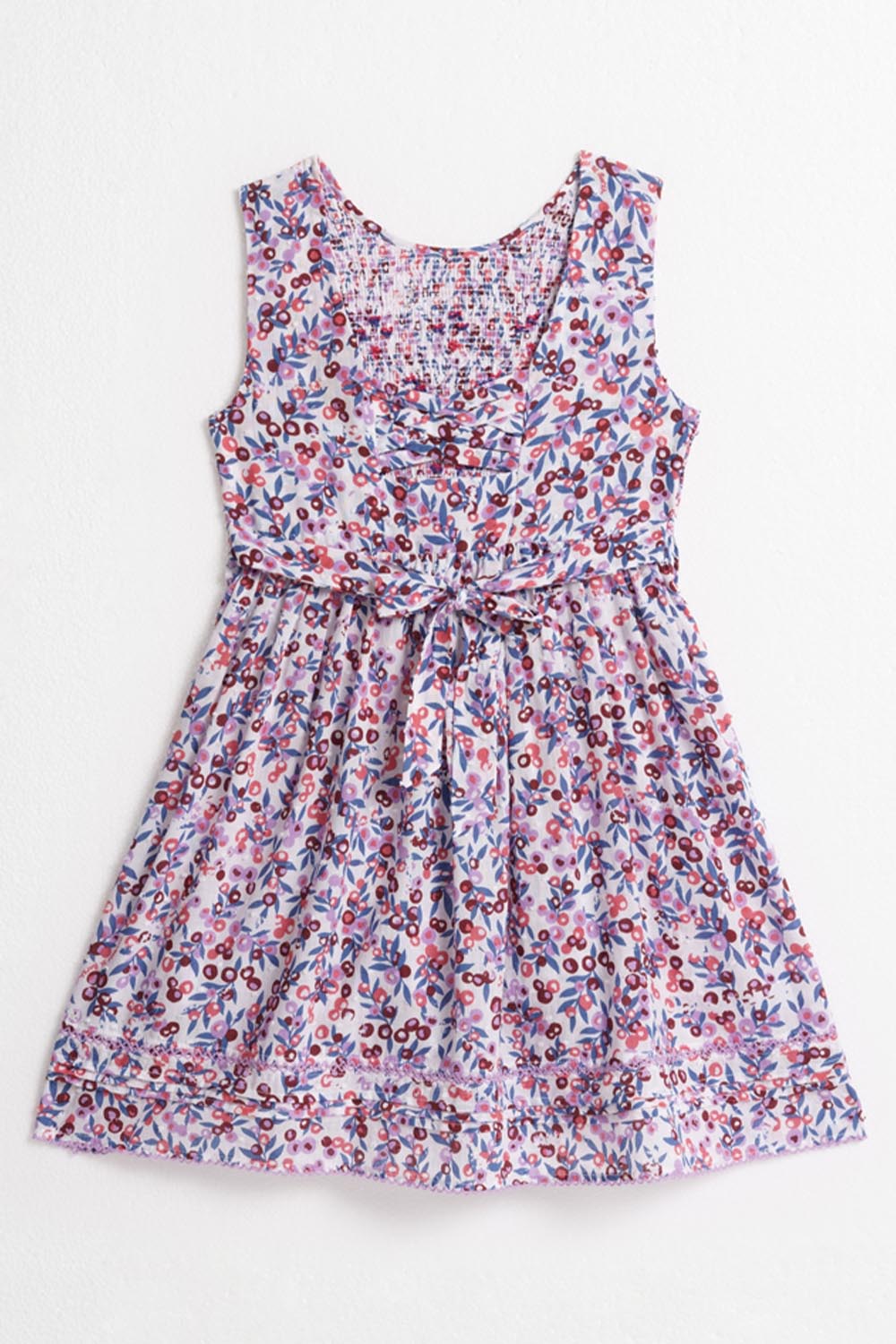 Kids Mini Dress Amelie - Blue Blueberry