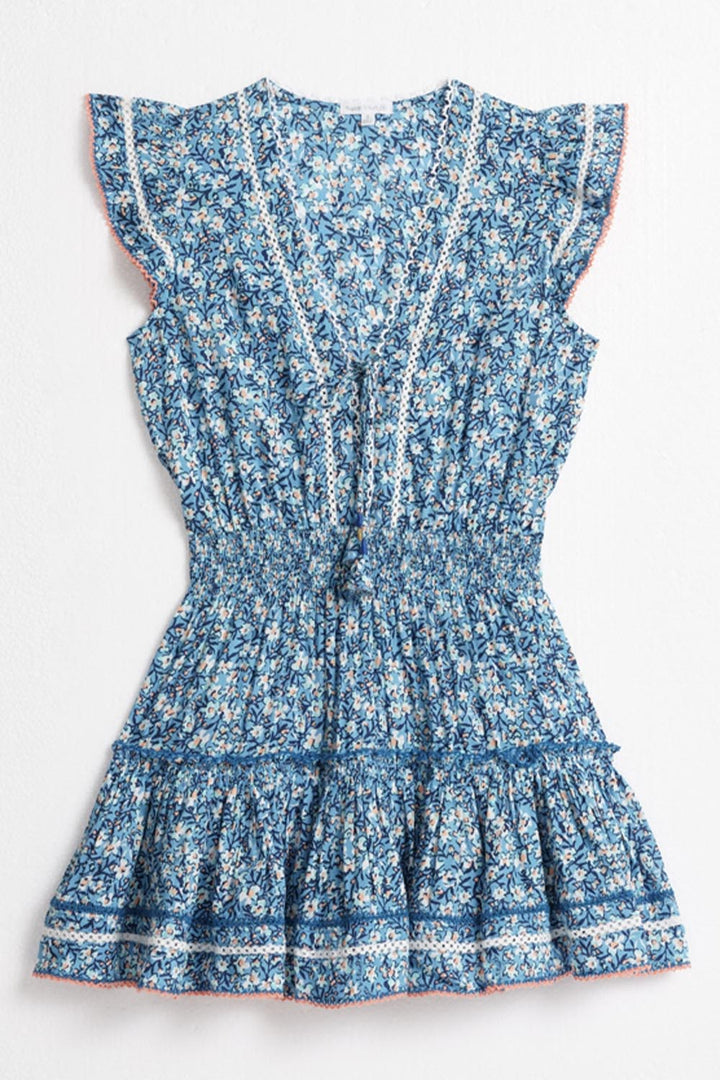 Kids Mini Dress Anais - Blue Paquerette