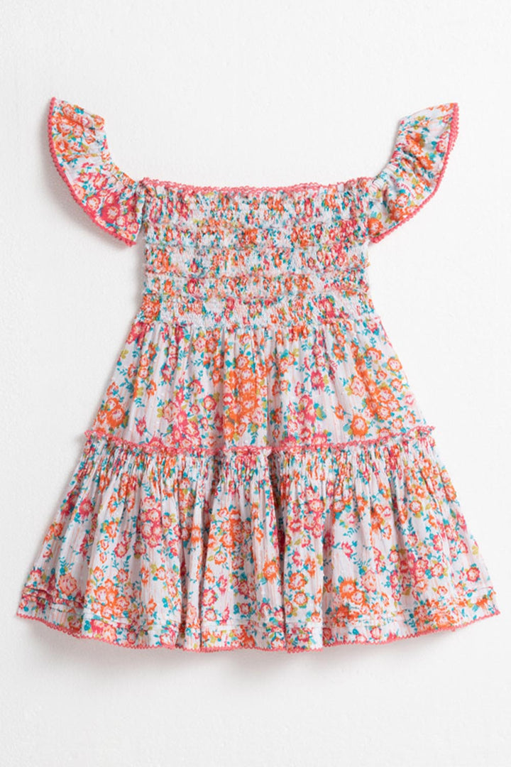 Kids Mini Dress Aurora - Pink Aquarelle