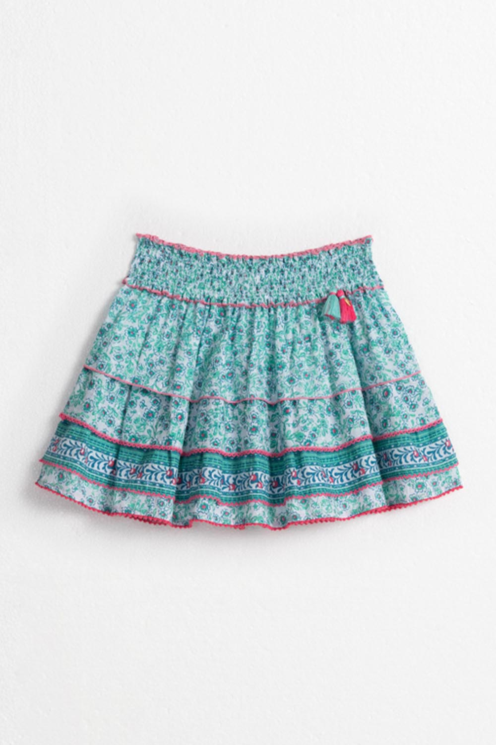 Kids Mini Skirt Ariel - Aqua Anemone