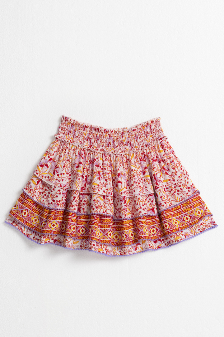 Poupette St Barth - Kids Mini Skirt Ariel - Purple Mini Jonquille