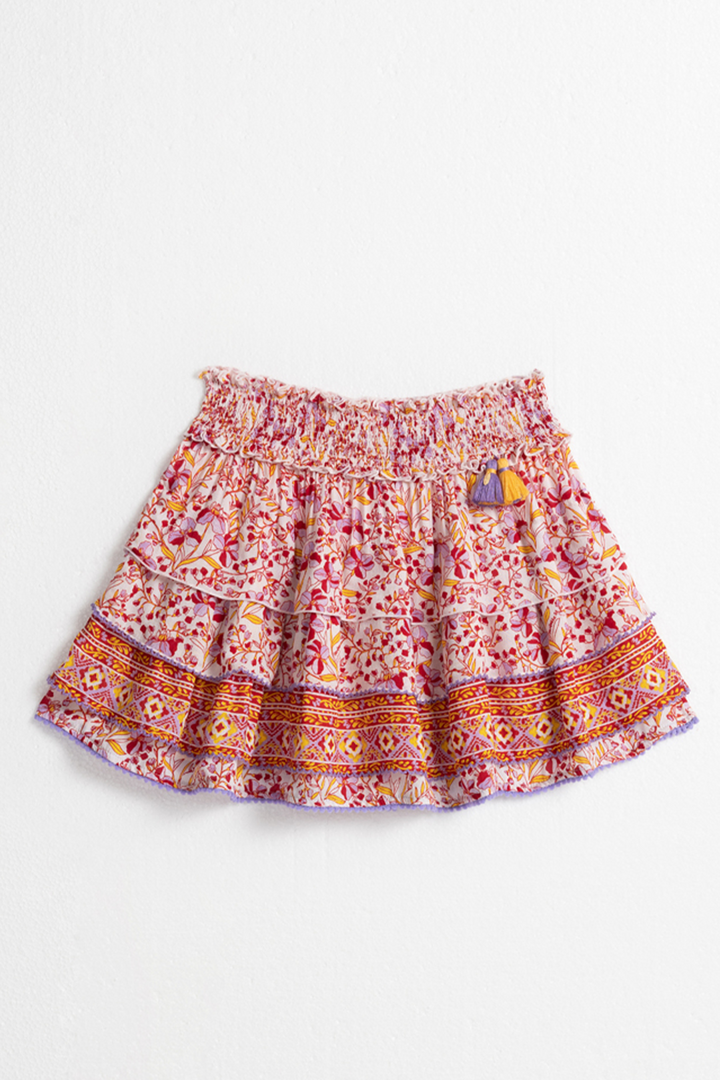 Poupette St Barth - Kids Mini Skirt Ariel - Purple Mini Jonquille