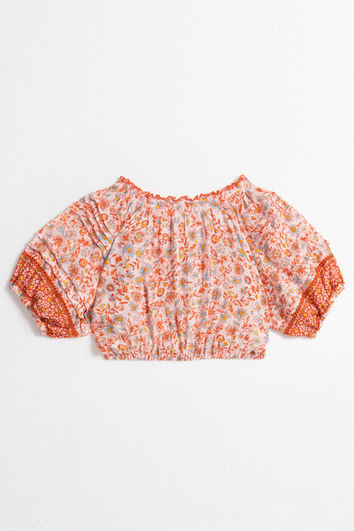 Poupette St Barth - Kids Top Andrea - Pink Magnolia