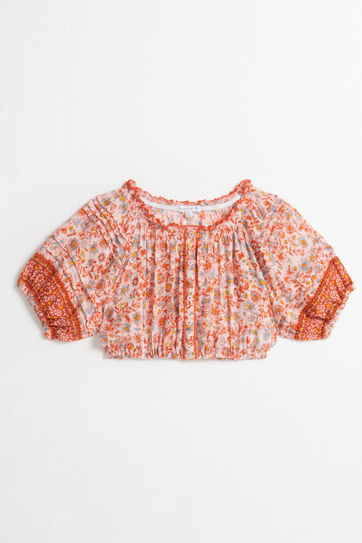 Poupette St Barth - Kids Top Andrea - Pink Magnolia