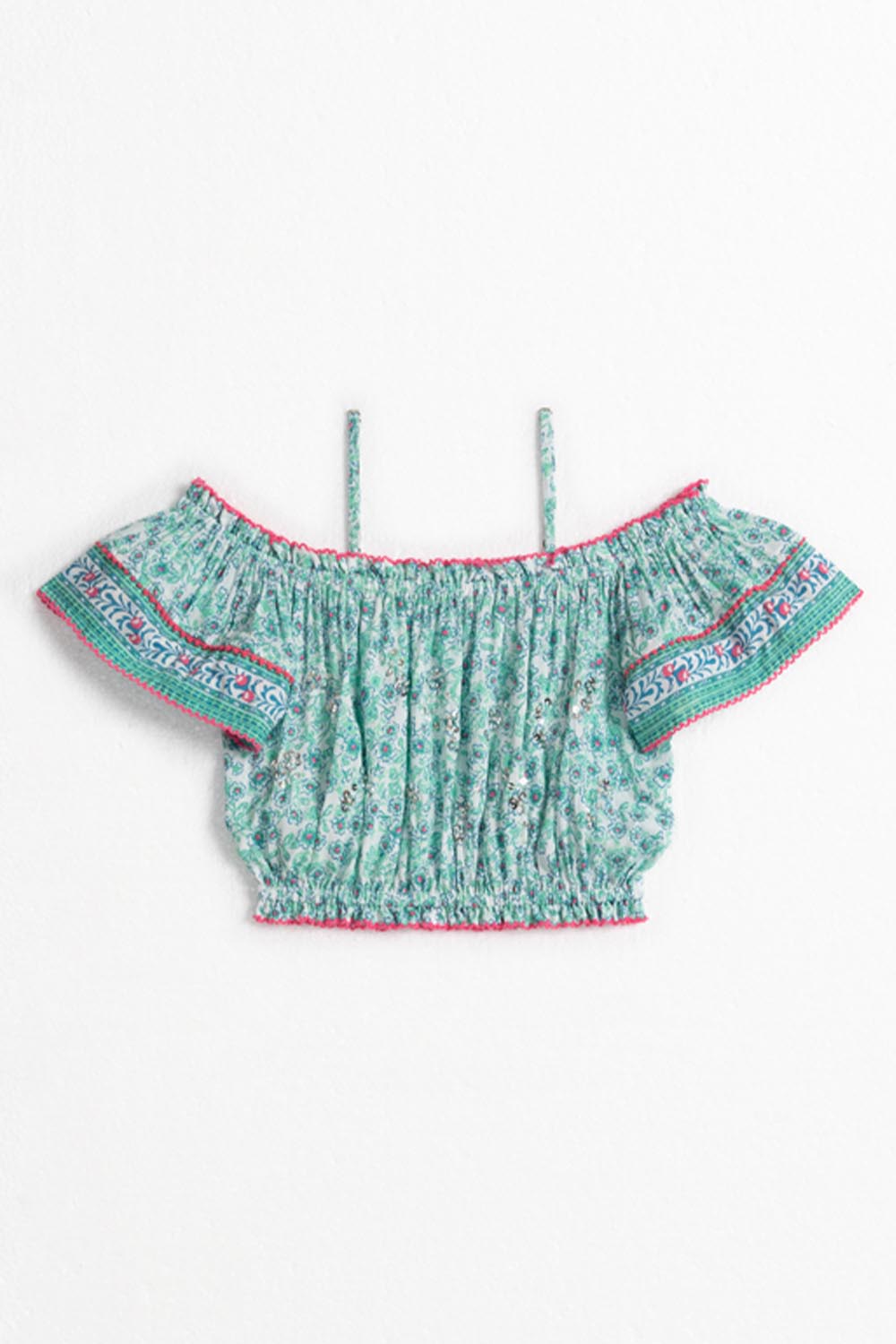 Kids Top Donna - Aqua Anemone