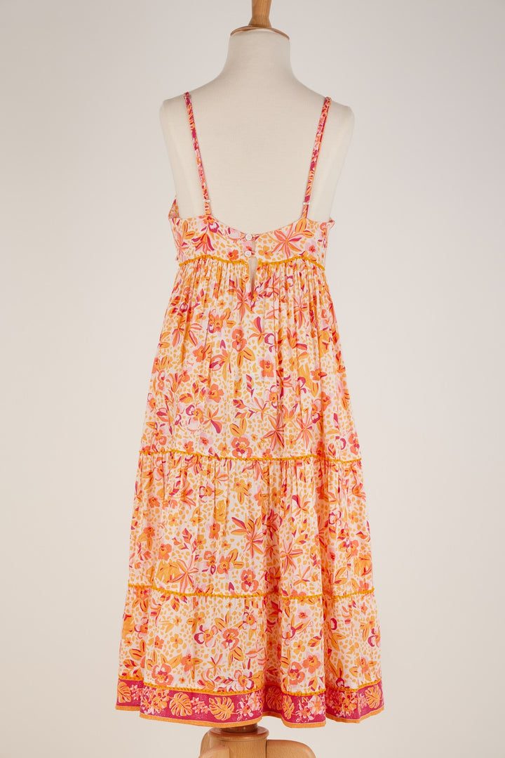 Kids Long Dress Pippa Pink Monaco