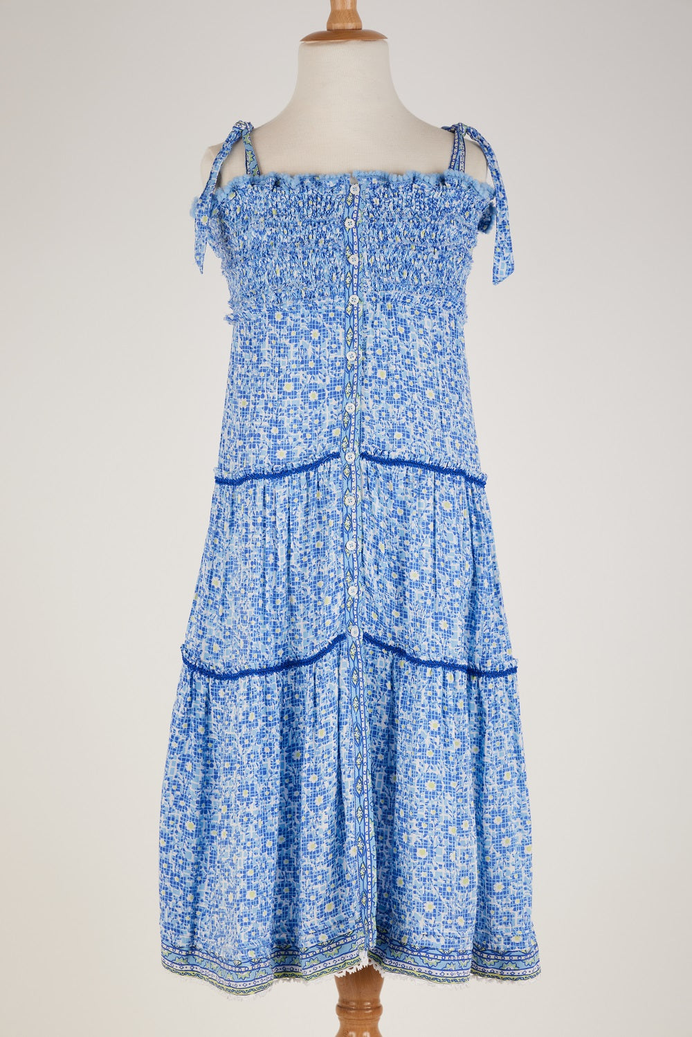 Kids Midi Dress Triny Blue Je T'Aime