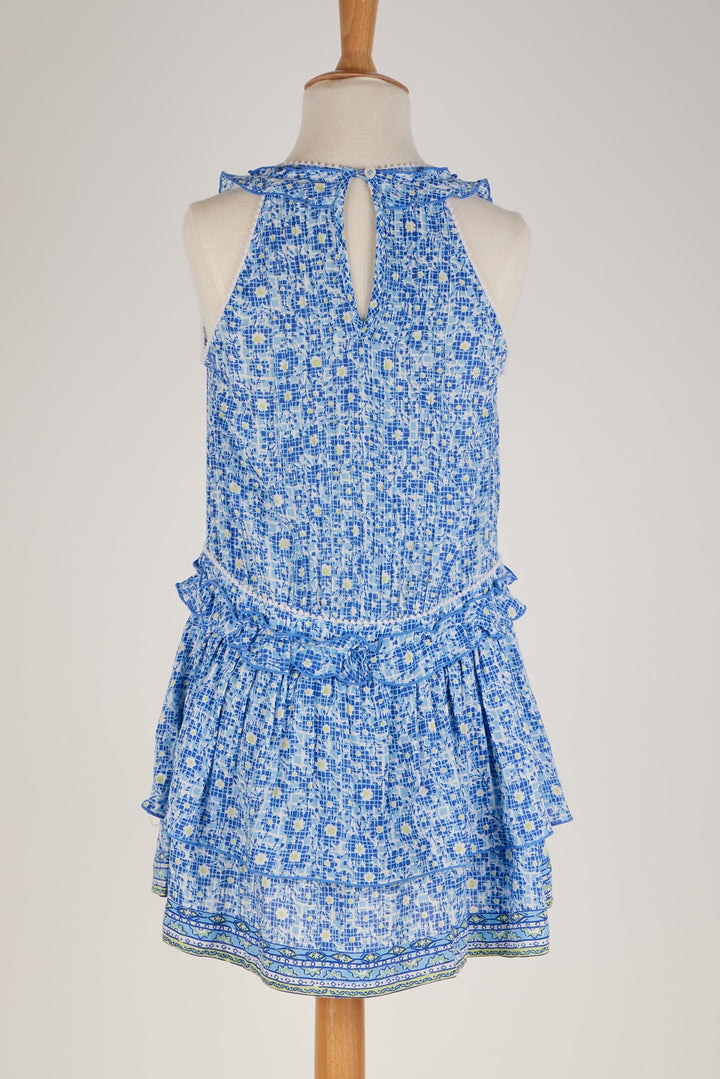 Kids Mini Dress Mae Blue Je T'Aime