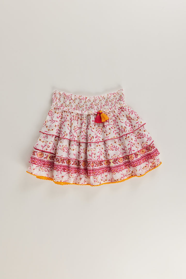 Poupette St Barth - Kids Mini Skirt Ariel Pink Cerise