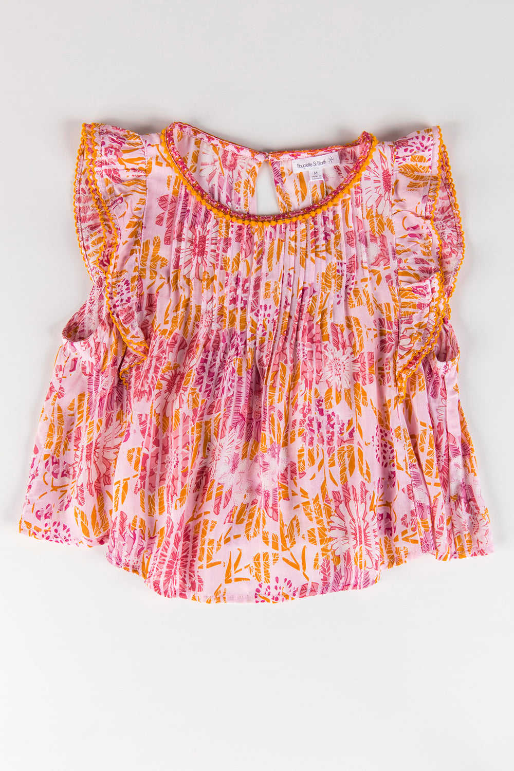 Poupette St Barth Kids Top Blouse Amber